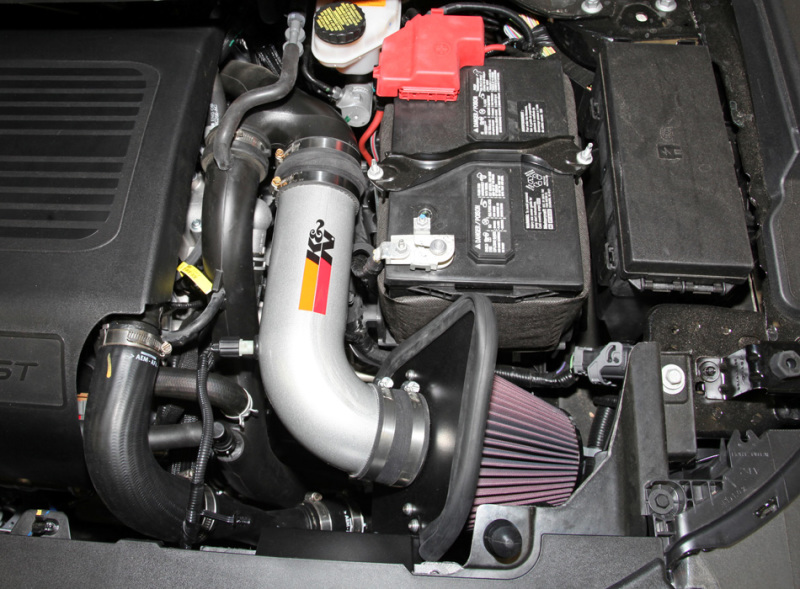 Picture of KN K&N 11 Ford Taurus SHO 3.5L V6 Silver Typhoon Cold Air Intake - 69-3531TS
