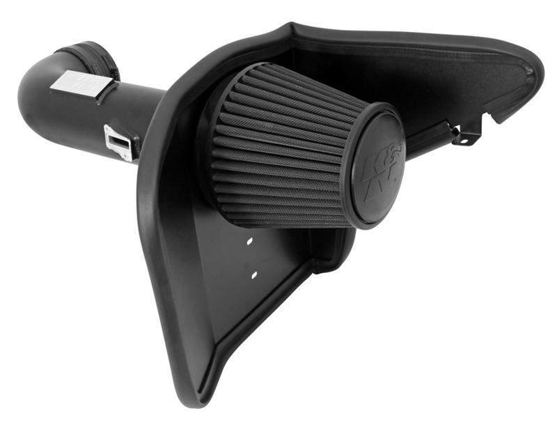 Picture of KN K&N Dodge/Chrysler 5.7/6.1L V8 Black Performance Intake Kit Cold Air Intakes - 71-1542