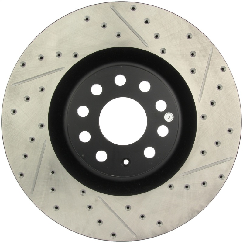 Picture of Sport Drilled & Slotted Brake Rotor; Front Left