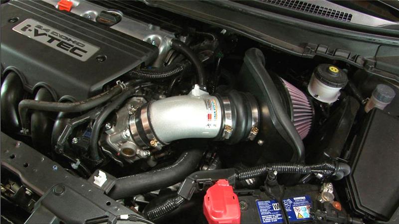 Picture of KN K&N 12 Honda Civic Si 2.4L L4 Silver Typhoon Intake Cold Air Intakes - 69-1019TS