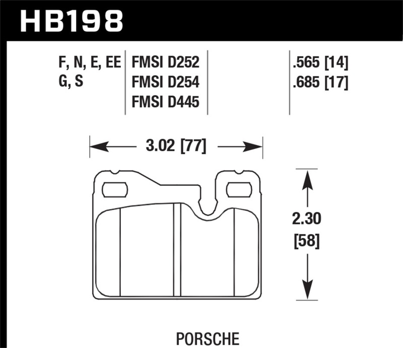 Picture of Hawk Performance HAWK Blue 9012 Brake Pad Sets - HB198E.685