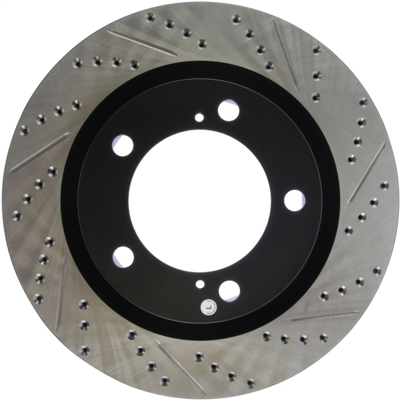 Picture of Sport Drilled & Slotted Brake Rotor; Front Left