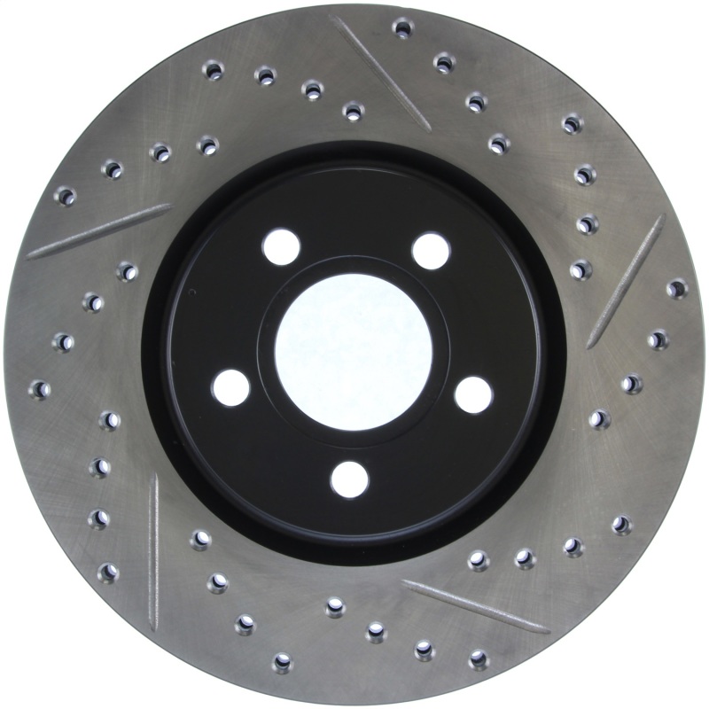 Picture of Sport Drilled & Slotted Brake Rotor; Front Left