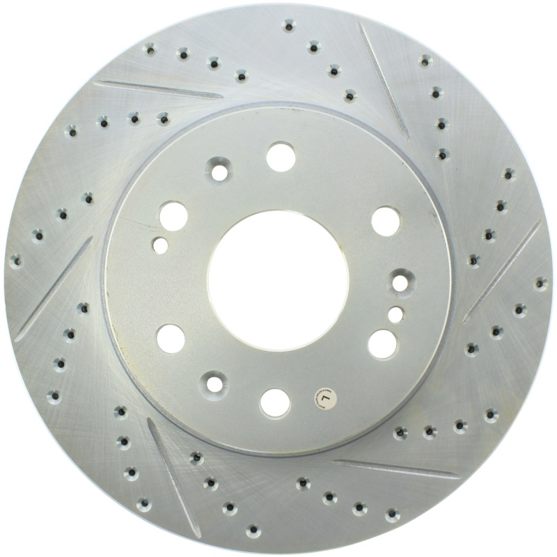 Picture of Select Sport Drilled and Slotted Brake Rotor; Front Left