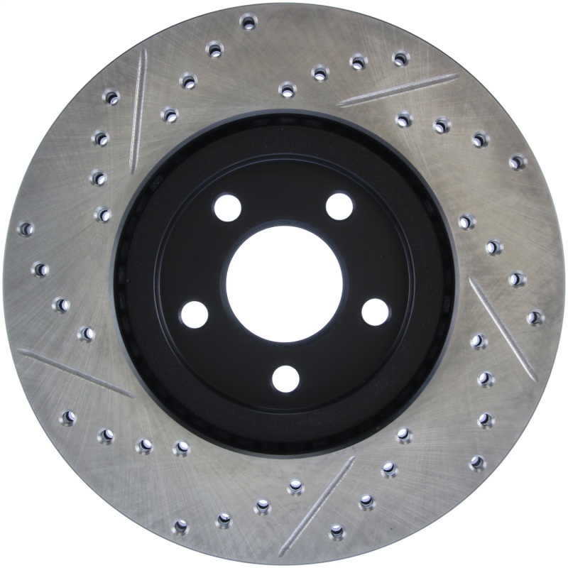 Picture of Sport Drilled & Slotted Brake Rotor; Front Left