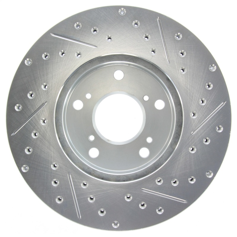 Picture of Select Sport Drilled and Slotted Brake Rotor; Front Right