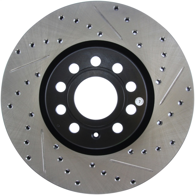 Picture of Sport Drilled & Slotted Brake Rotor; Front Left