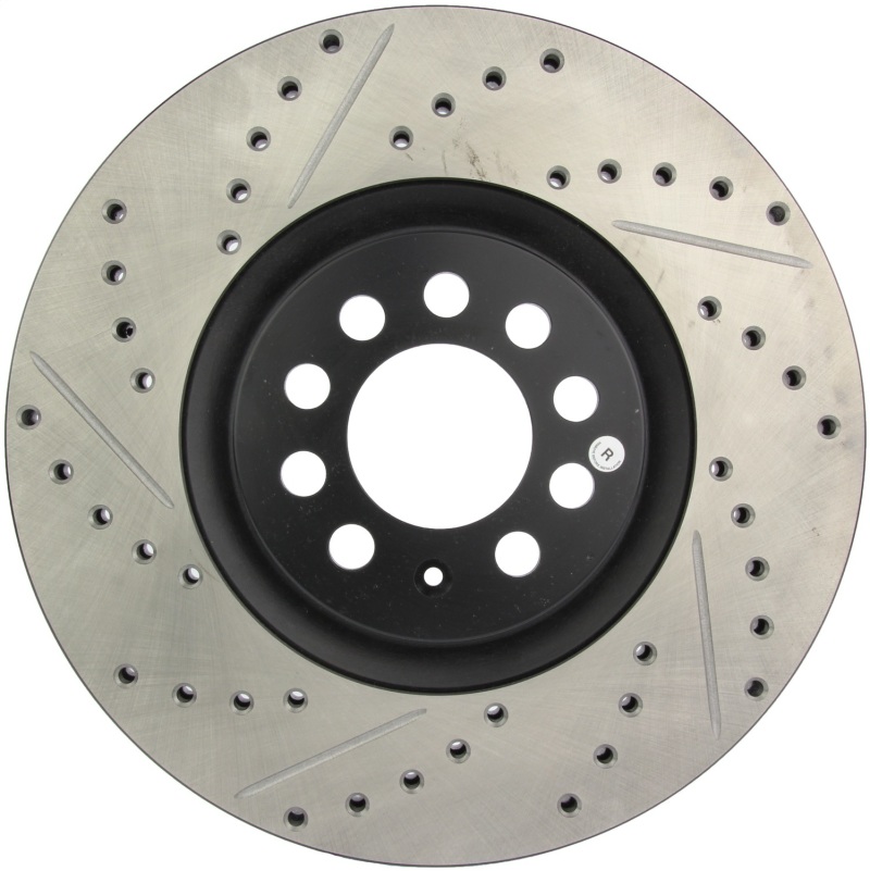 Picture of Sport Drilled & Slotted Brake Rotor; Front Right