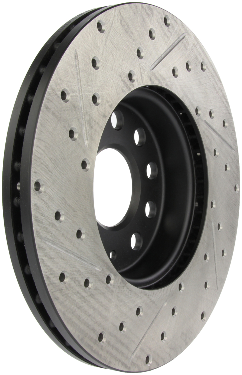 Picture of Sport Drilled & Slotted Brake Rotor; Front and Rear Left