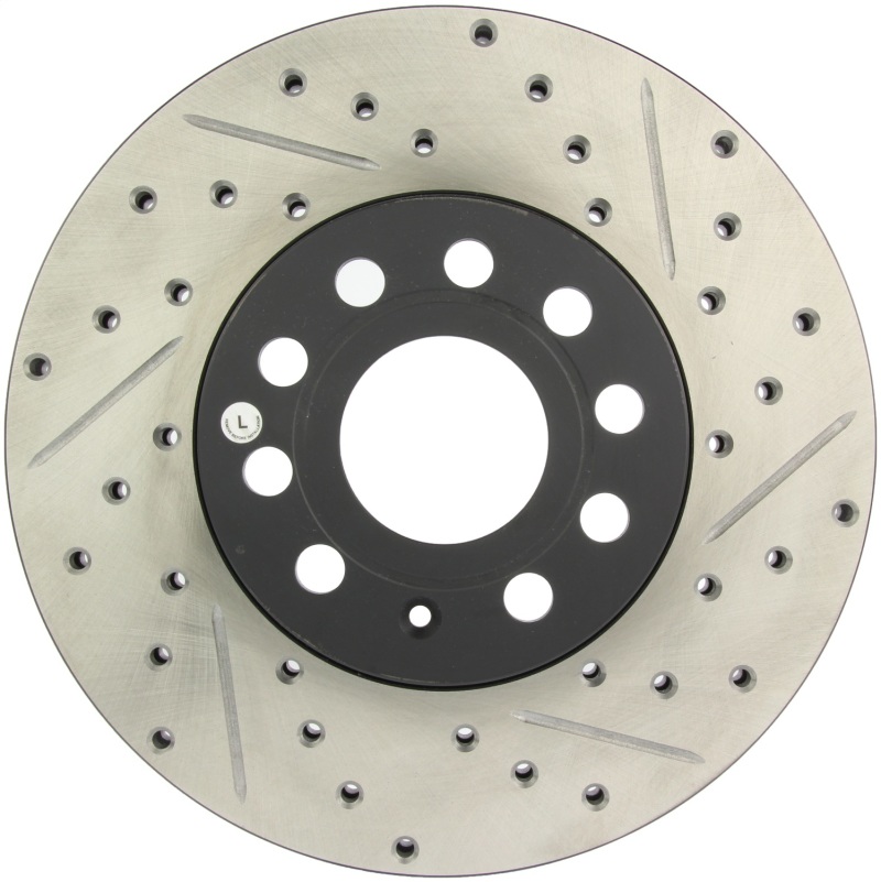 Picture of Sport Drilled & Slotted Brake Rotor; Front and Rear Left