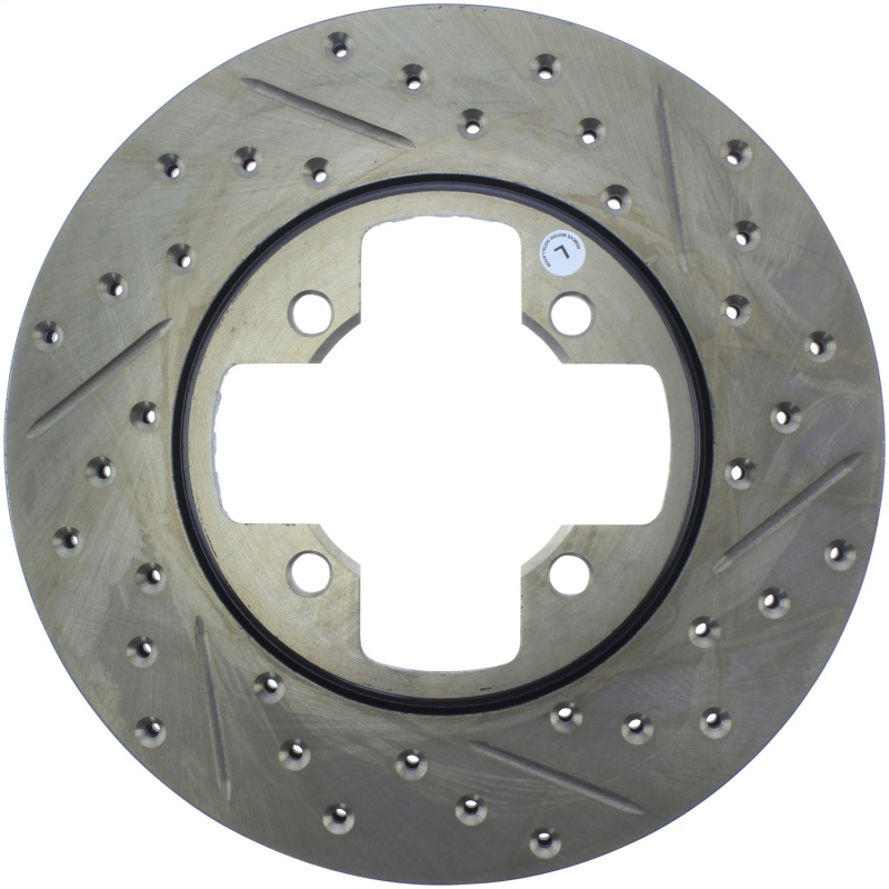 Picture of Sport Drilled & Slotted Brake Rotor; Front Left
