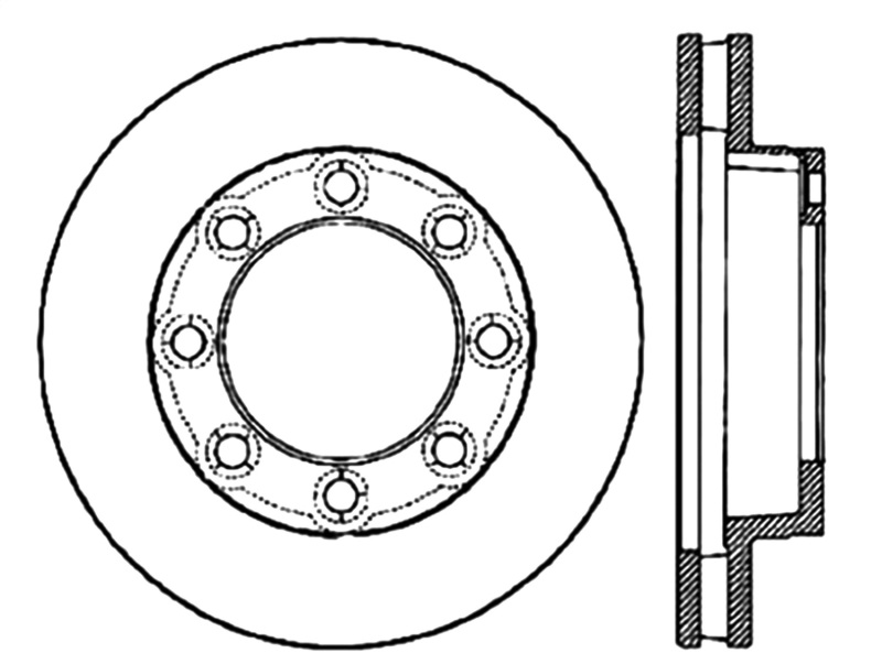 Picture of Sport Drilled & Slotted Brake Rotor; Front Right