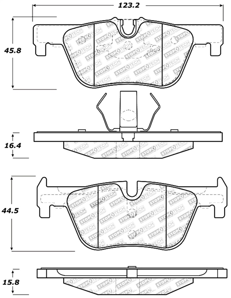 Picture of Sport Brake Pads with Shims and Hardware