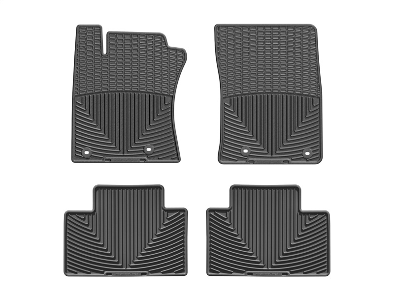 Picture of WeatherTech 13+ Toyota 4Runner Front and Rear Rubber Mats - Black