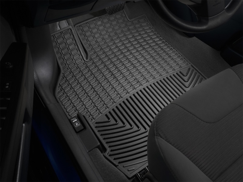 Picture of WeatherTech 2013+ Jeep Grand Cherokee Front and Rear Rubber Floor Mats - Black