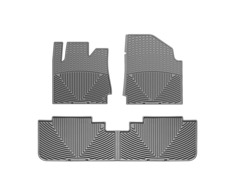 Picture of WeatherTech 10+ Cadillac SRX Front and Rear Rubber Mats - Grey