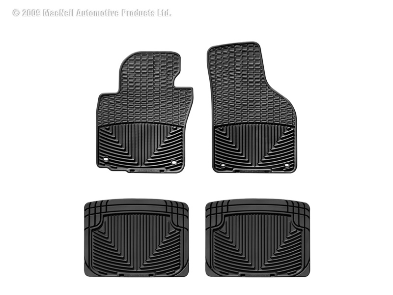 Picture of WeatherTech 06-10 Volkswagen Passat Front and Rear Rubber Mats - Black