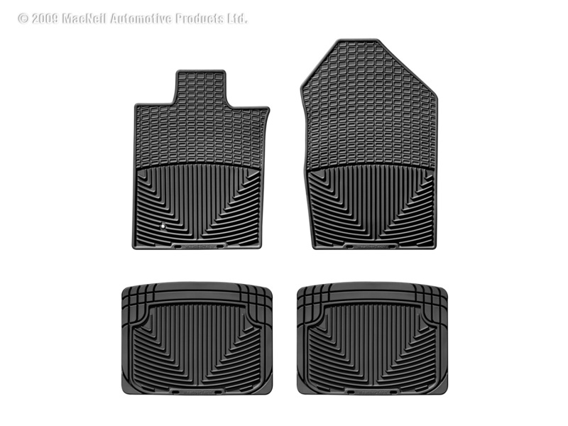 Picture of WeatherTech 06 Lincoln Zephyr Front and Rear Rubber Mats - Black