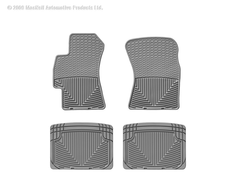 Picture of WeatherTech 92-98 Subaru SVX Front and Rear Rubber Mats - Grey