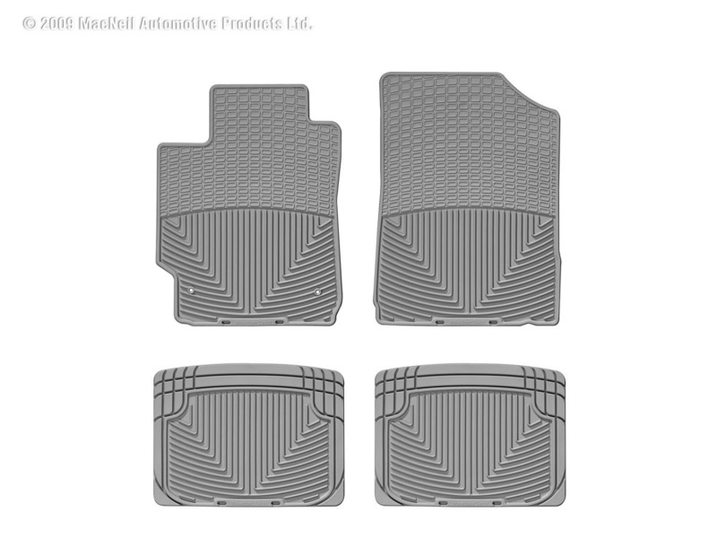 Picture of WeatherTech 03-08 Mazda Mazda 6 Front and Rear Rubber Mats - Grey
