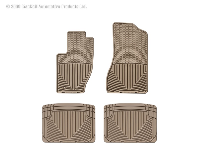 Picture of WeatherTech 99-10 Jeep Grand Cherokee Front and Rear Rubber Mats - Tan