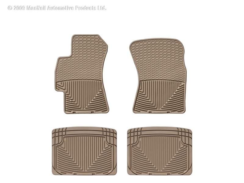 Picture of WeatherTech 92-98 Subaru SVX Front and Rear Rubber Mats - Tan