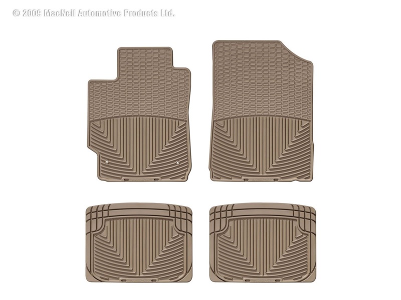 Picture of WeatherTech 03-08 Mazda Mazda 6 Front and Rear Rubber Mats - Tan