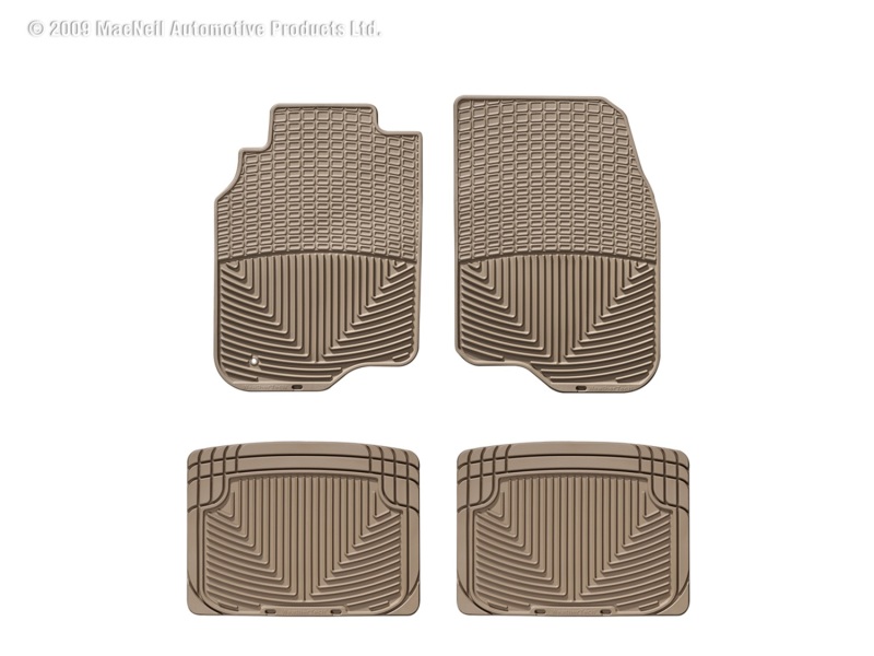 Picture of WeatherTech 07-09 Saturn Aura Front and Rear Rubber Mats - Tan
