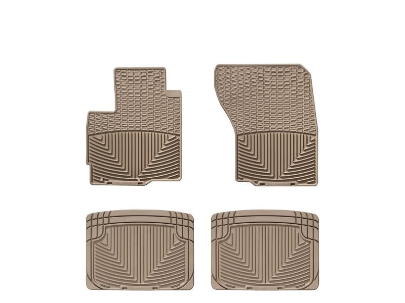 Picture of WeatherTech 07-11 Mitsubishi Outlander Front and Rear Rubber Mats - Tan