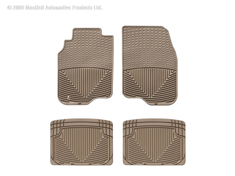 Picture of WeatherTech 07-09 Saturn Aura Front and Rear Rubber Mats - Tan
