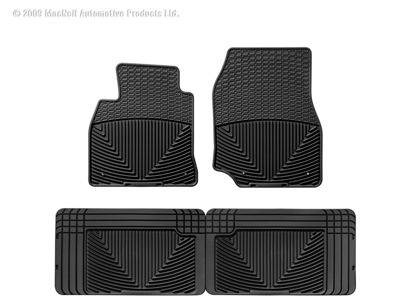 Picture of WeatherTech 98-07 Lexus LX470 Front and Rear Rubber Mats - Black