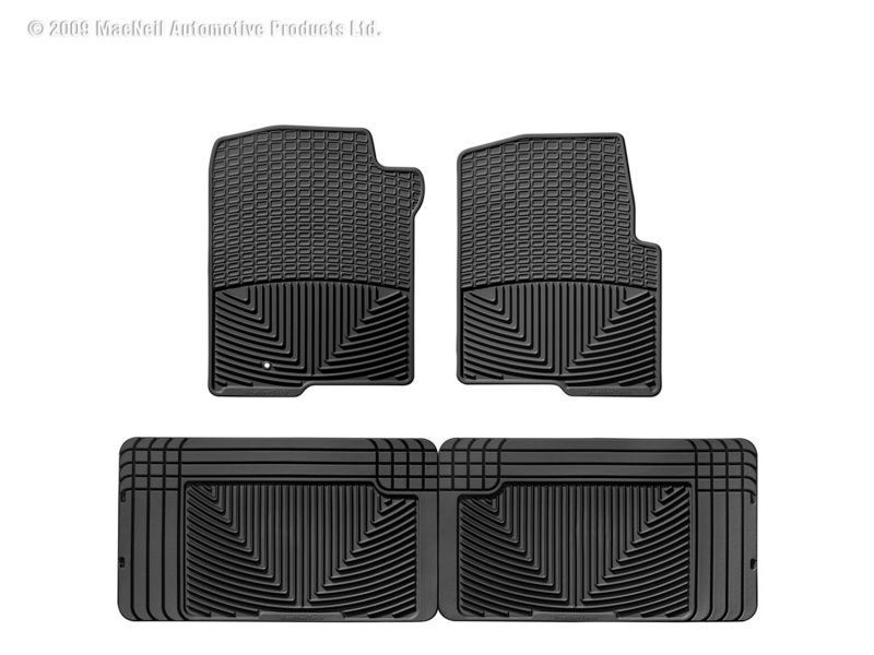 Picture of WeatherTech 04 Ford F-150 Front and Rear Rubber Mats - Black