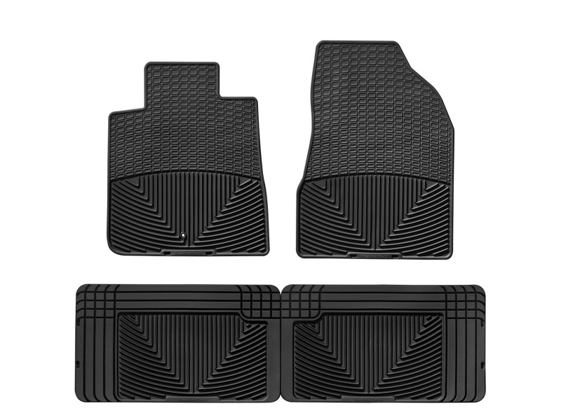 Picture of WeatherTech 07-09 Saturn Outlook Front and Rear Rubber Mats - Black