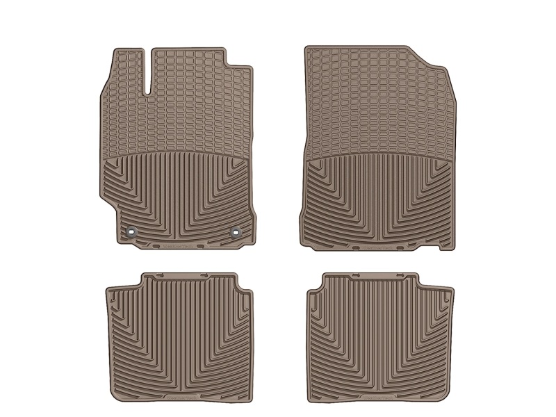 Picture of WeatherTech 12+ Toyota Camry Front and Rear Rubber Mats - Tan