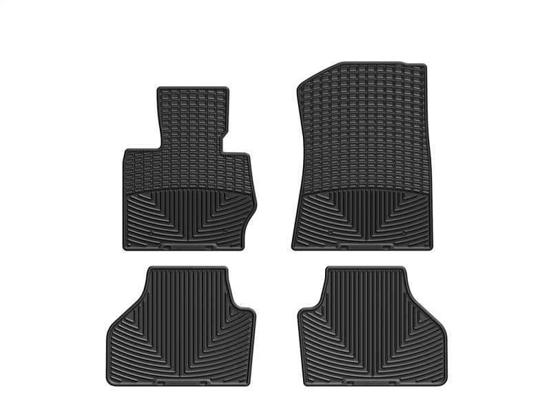 Picture of WeatherTech 11+ BMW X3 Front and Rear Rubber Mats - Black