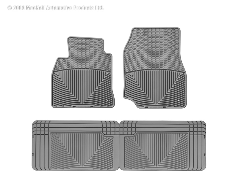 Picture of WeatherTech 98-07 Lexus LX470 Front and Rear Rubber Mats - Grey