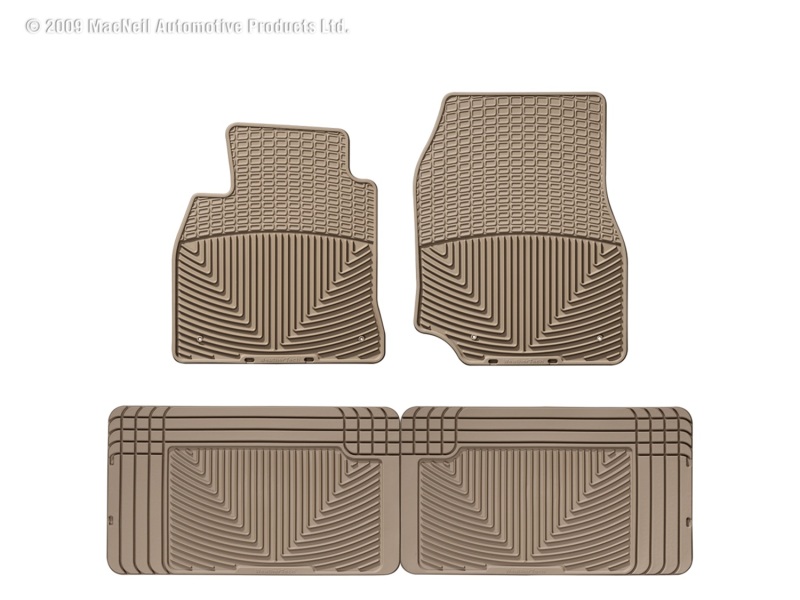 Picture of WeatherTech 98-07 Lexus LX470 Front and Rear Rubber Mats - Tan