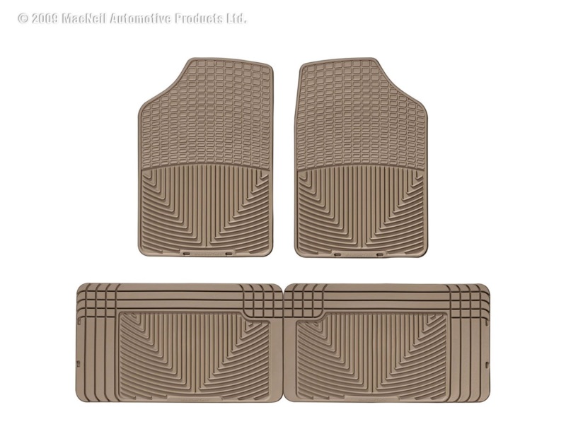 Picture of WeatherTech 84-95 Plymouth Voyager Front and Rear Rubber Mats - Tan
