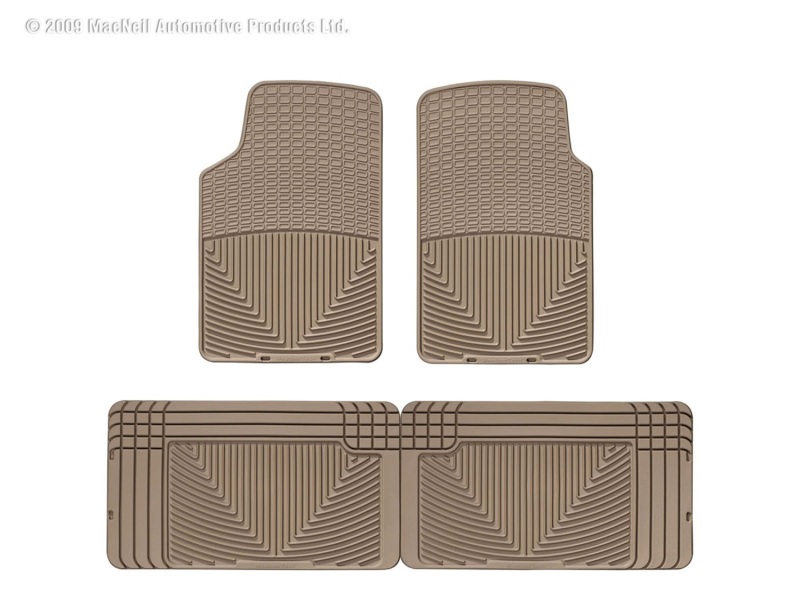 Picture of WeatherTech 91-04 Isuzu Rodeo Front and Rear Rubber Mats - Tan