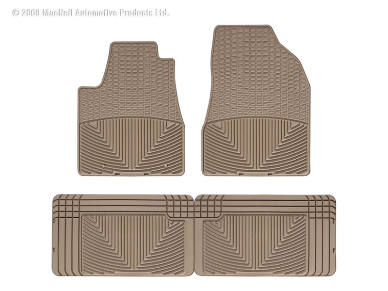 Picture of WeatherTech 05-07 Buick Terraza Front and Rear Rubber Mats - Tan