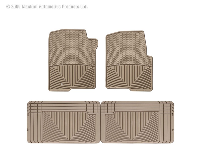 Picture of WeatherTech 04 Ford F-150 Front and Rear Rubber Mats - Tan