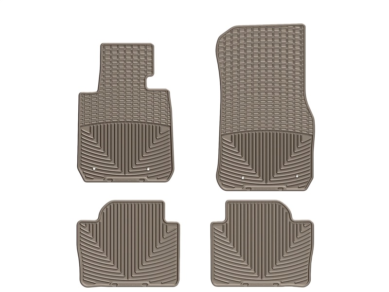 Picture of WeatherTech 12+ BMW 3-Series (F30) Front and Rear Rubber Mats - Tan