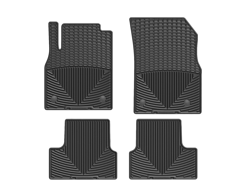 Picture of WeatherTech 12+ Chevrolet Cruze Front and Rear Rubber Mats - Black