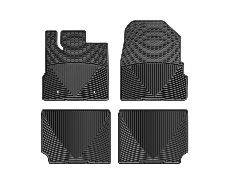 Picture of WeatherTech 10+ Chevrolet Equinox Front and Rear Rubber Mats - Black