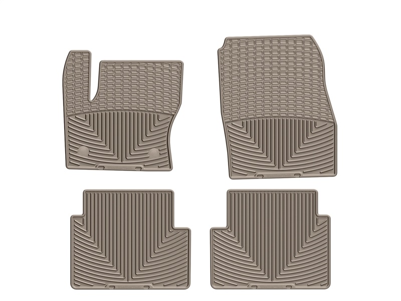 Picture of WeatherTech 13+ Ford C-Max Front and Rear Rubber Mats - Tan