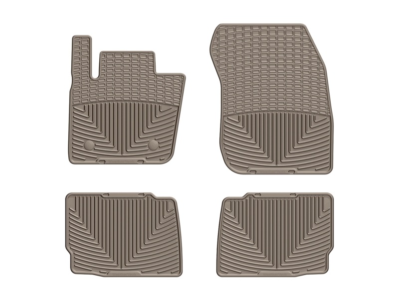 Picture of WeatherTech 13+ Ford Fusion Front and Rear Rubber Mats - Tan