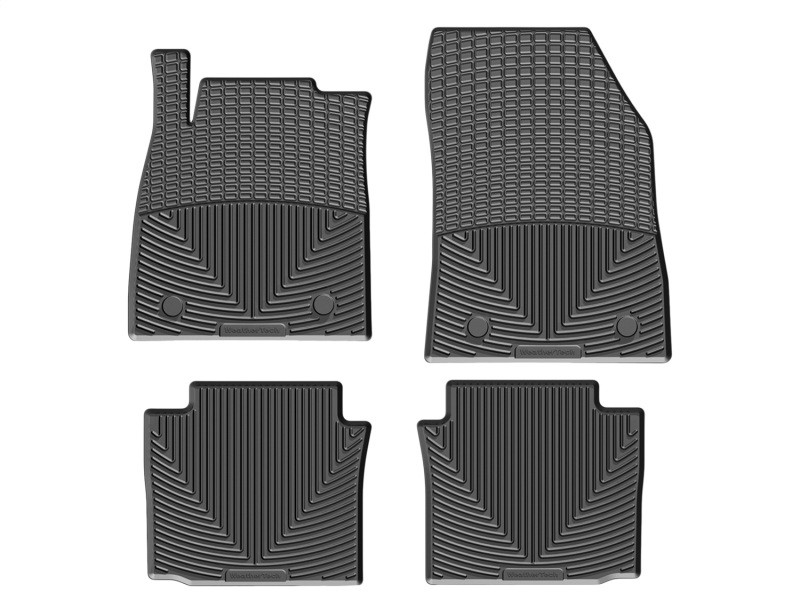 Picture of WeatherTech 14+ Chevrolet Impala Front and Rear Rubber Mats - Black