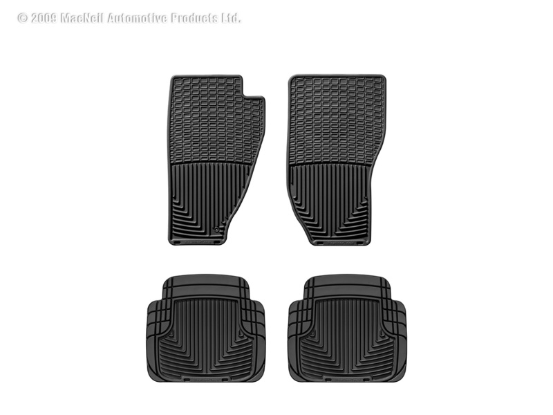 Picture of WeatherTech 02-11 Jeep Liberty Front and Rear Rubber Mats - Black