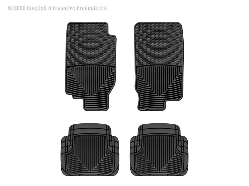 Picture of WeatherTech 02-10 Mercury Mountaineer Front and Rear Rubber Mats - Black