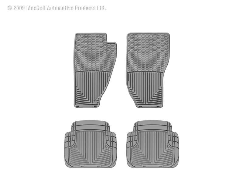 Picture of WeatherTech 02-11 Jeep Liberty Front and Rear Rubber Mats - Grey